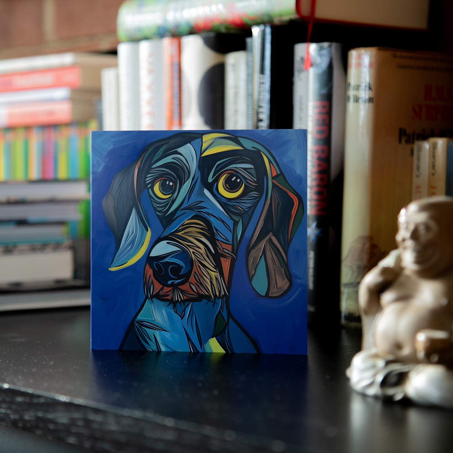 Blue dachshund