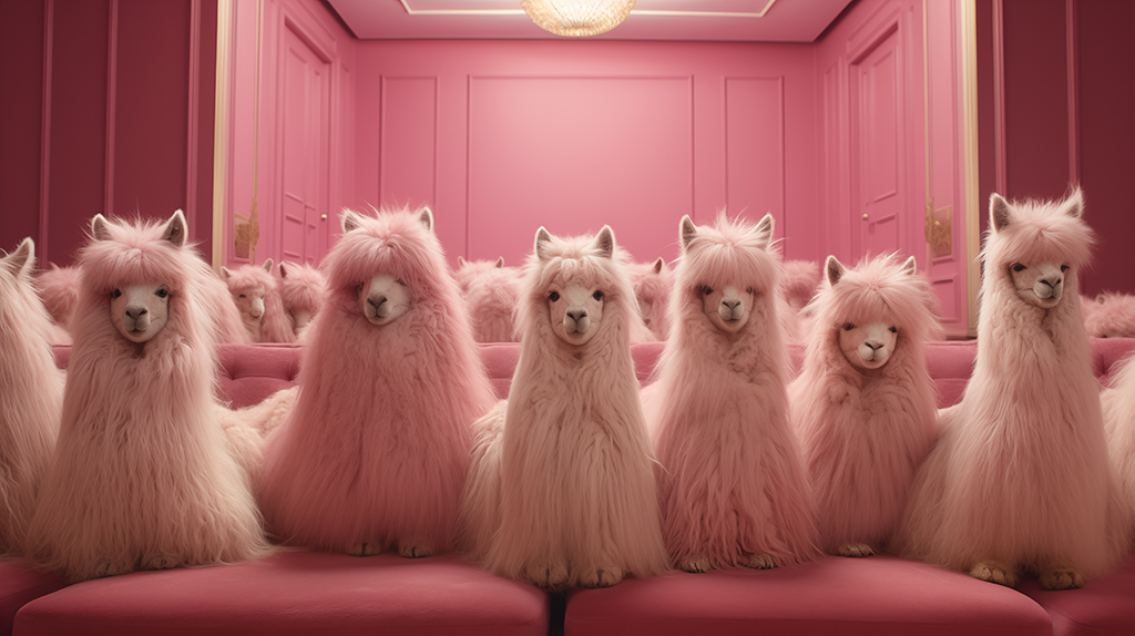 Pink llamas pyjama party